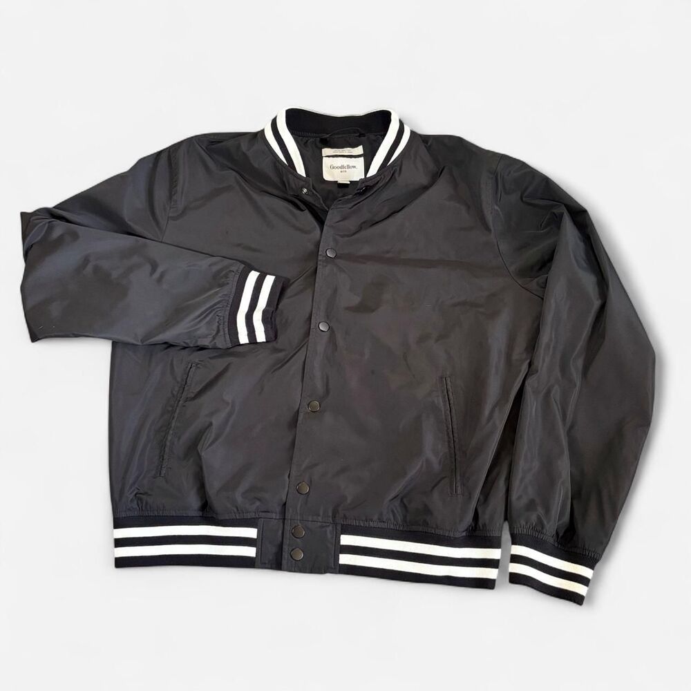 Goodfellow-co Men's Black and Grey Jacket